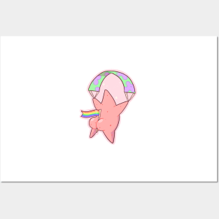 patrick star butt pride Posters and Art